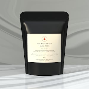 Organic Detox Mud Clay Mask | Natural Facial Clay Mask | Clay Face Mask