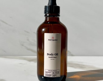 Vanilla Bean Body Oil, Vegan, Cruelty Free, Repairs Dry Skin