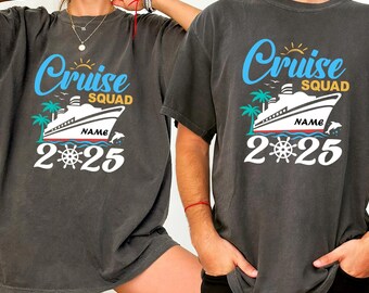 Comfort Colors Custom Cruise Squad 2025 T-Shirt
