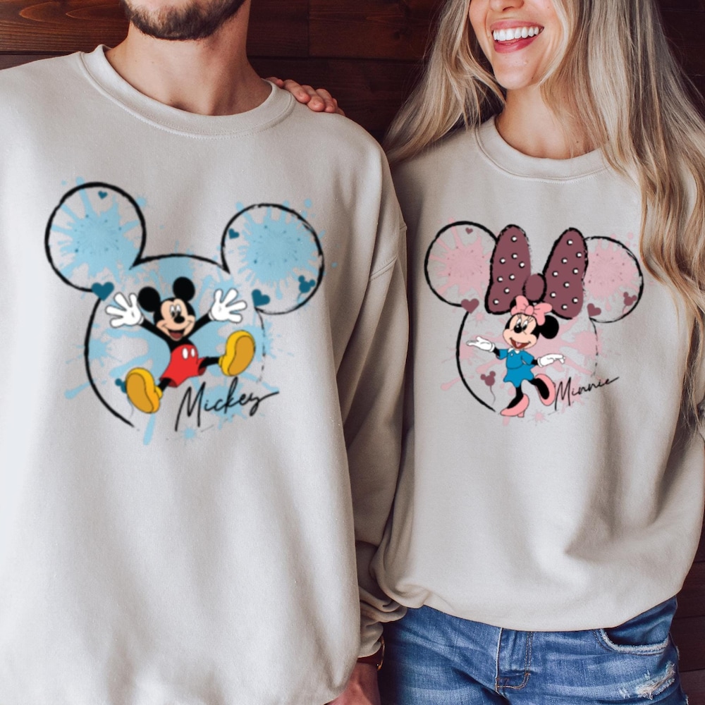 Mickey And Friends Sweatshirt, Disney Characters Sweatshirts, Mickey Mouse Sweatshirt, Disney Trip Sweatshirt, Disneyworld Sweatshirts