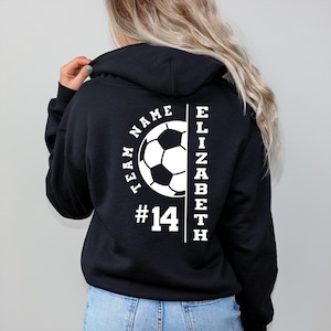 Custom Soccer Team Hoodie: Personalized Soccer Ball Design