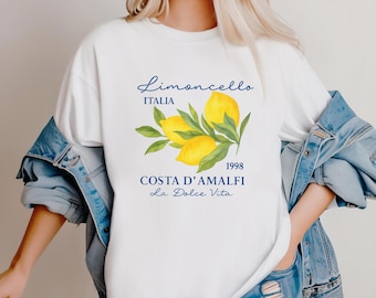 Comfort Colors Limoncello Shirt: Retro La Dolce Vita Italy Tee