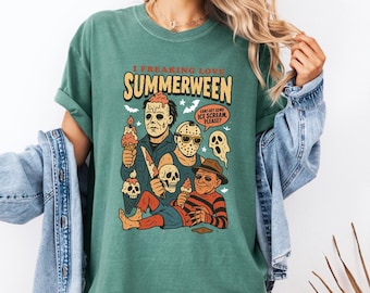 Summerween Comfort Colors T-Shirt: Spooky Halloween Summer Tee