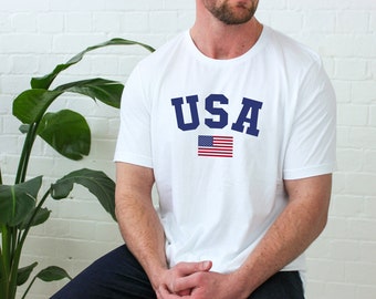 USA Flag T-Shirt, Patriotic 4th of July Shirt