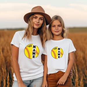 Custom Softball T-Shirt: Personalized Sports Team Shirt