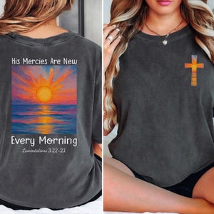 Comfort Colors Christian T-Shirt: His Mercies Are New