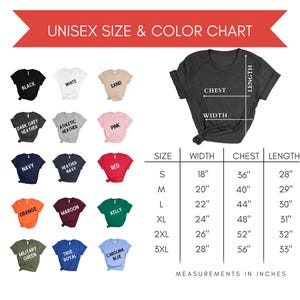 a women's t - shirt size chart with measurements