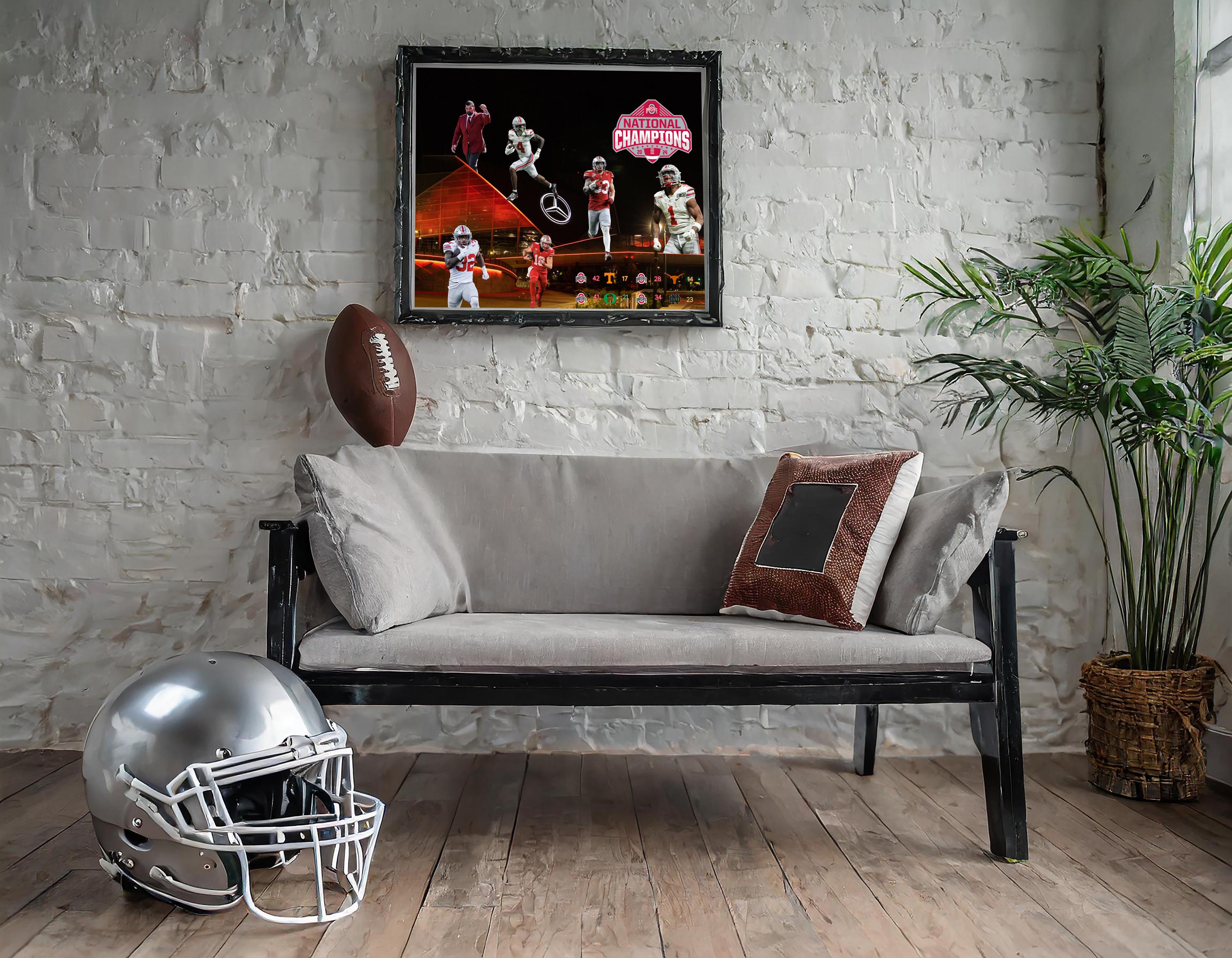 Ohio State Buckeyes 2024 National Champions Digital Print Download. Historic 4 game playoff win! OH!