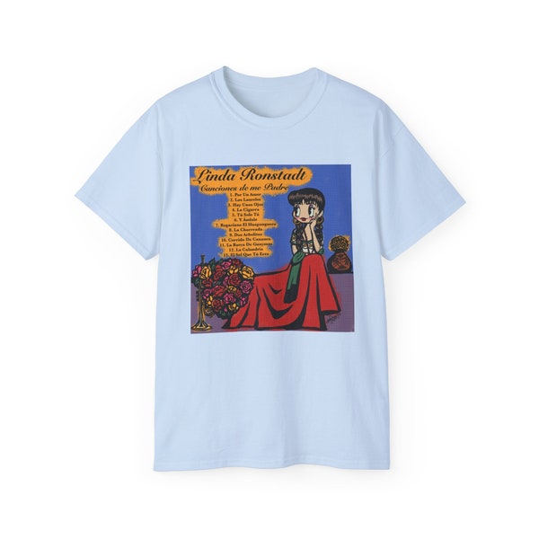 Linda Ronstadt - Canciones de mi Padre Custom Album T-Shirt (Color)