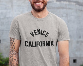 Koszulka Venice California, minimalistyczna koszulka z grafiką