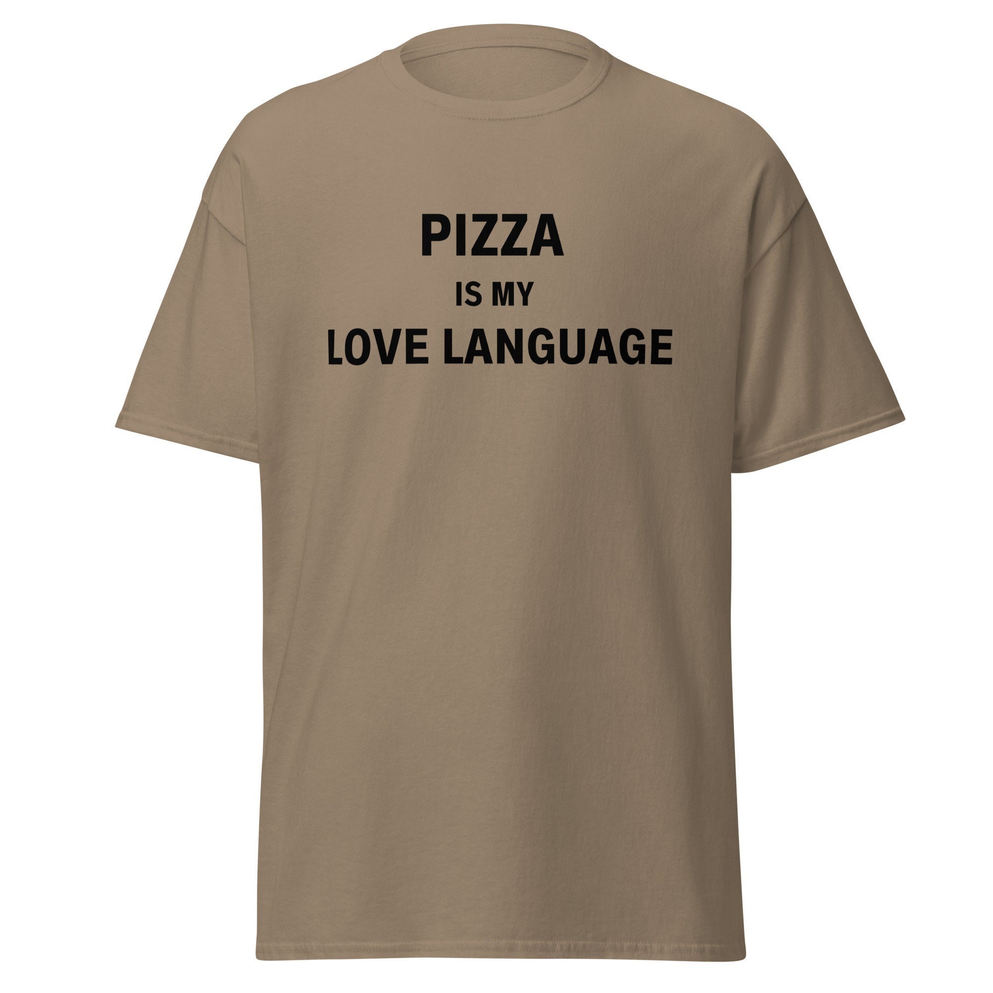 Pizza Is My Love Language T-Shirt, Funny Guy Gifts, Clever Shirts Men, Birthday Gift Tee Men, Co-Worker Present tshirt, Pizza Lover tshirts