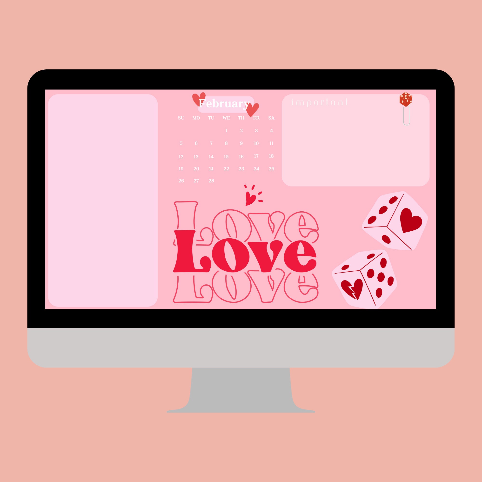 love-dice-desktop-wallpaper-organizer-february-2024-calendar-bundle-of
