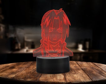 Anime Led Lamp Personalized 3d LED Table Lamp, Multicolor 3d Illusion, Unique Gift for Kids, Custom Anime Night Light Christmas Gift Naturo