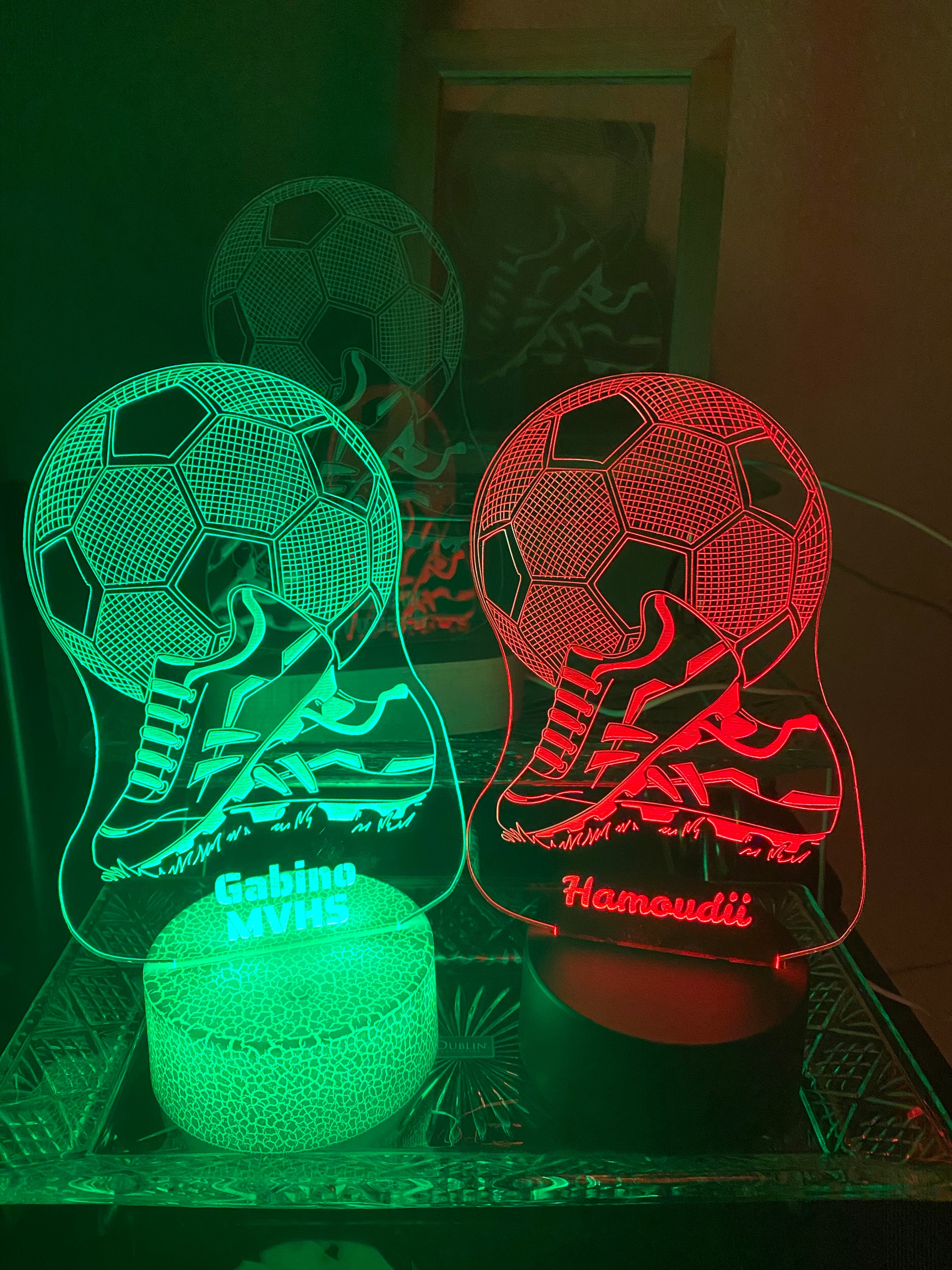 Lampada 3D Camion Con Illusione Ottica – Luce Notturna LED A 16 Colori, Base Acrilica USB, Decorazione Da Tavolo