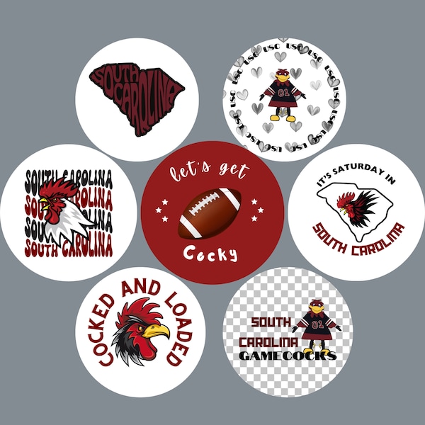 University of South Carolina Gameday Button Pins