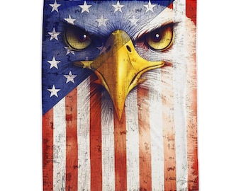 The American Eagle- Velveteen Plush Blanket