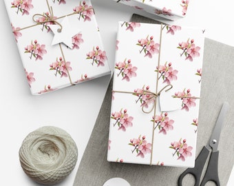 Papier cadeau pour la Saint-Valentin avec fleur de manuka Papiers de Noël néo-zélandais