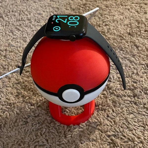 Pokeball Apple Watch Charging Stand Apple Watch Charger Stand