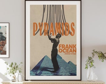 Frank Ocean Pyramids Poster: Blond Album Art, Trendy Music Print (Digital Download)