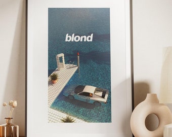 Frank Ocean Blond Album Cover Art Print: Sunken Ferrari (Digital Download)
