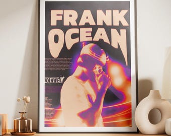Frank Ocean Channel Album Cover Art Poster: Printable Digital Download