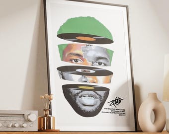 Frank Ocean Blond Album Cover Art Print: Green Hair Portrait (Digital Download