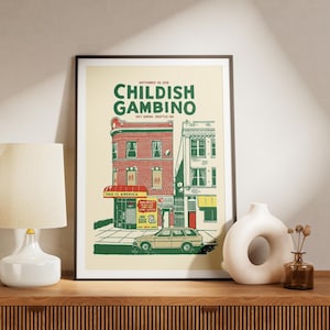 Kindische Gambino Dies ist Amerika benutzerdefinierte Album Cover Kunst Poster Wand Dekor Cover Druck digitaler Download