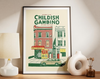 Childish Gambino This Is America Custom Album Cover Art Poster Wall Decor Cover Print Digital Download
