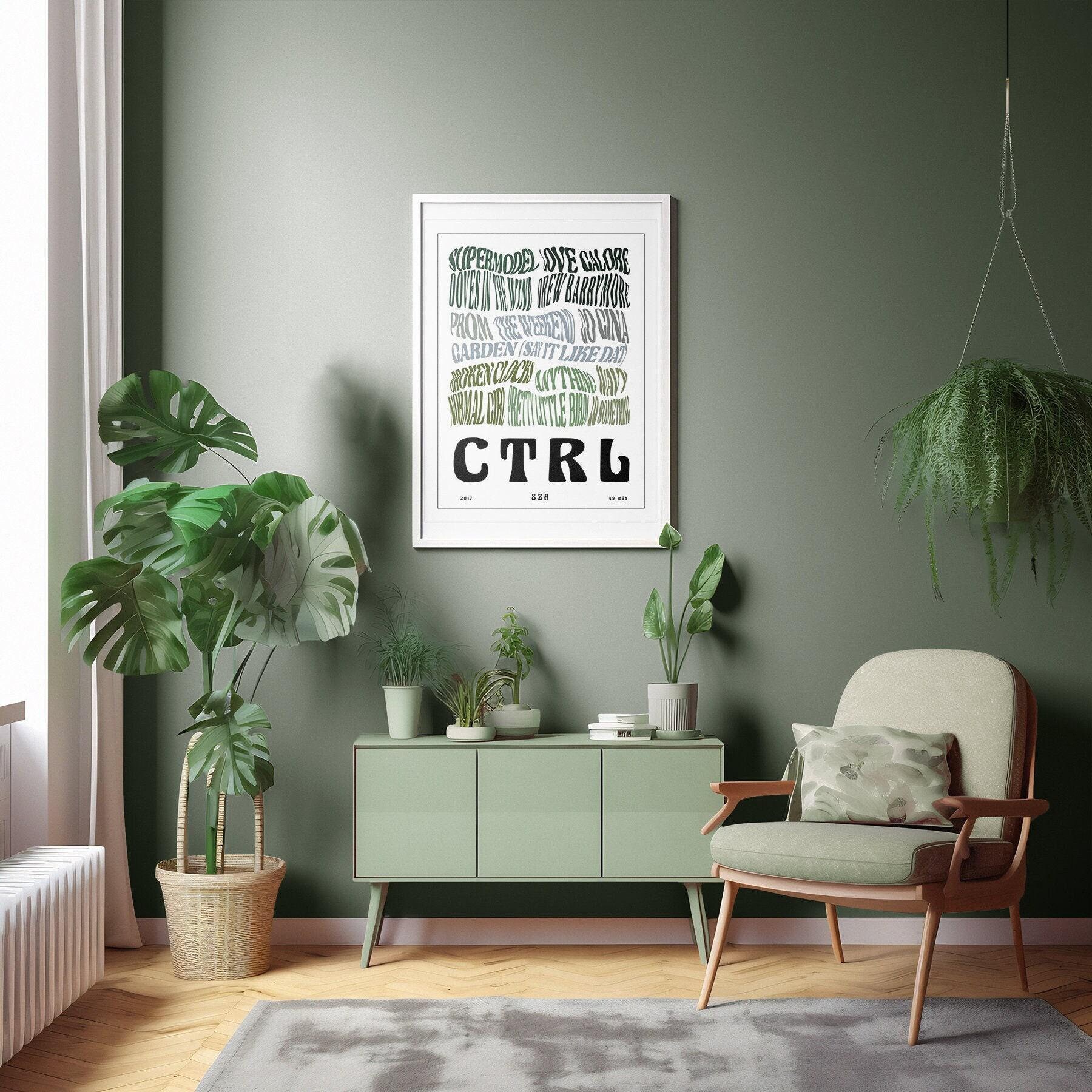 Crtl SZA Album Poster Custom Minimal Print Wall Decor Art Digital Download