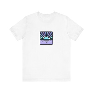 Purple Ray Short Sleeve Crew Tee