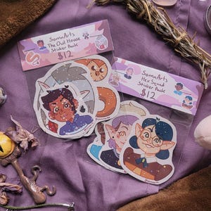 The Owl House Sticker Packs!!