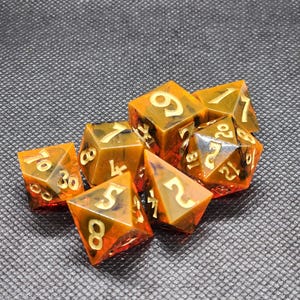 polyhedral dice set