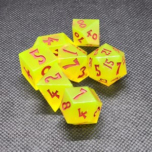 polyhedral dice set