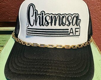 Chismosa AF Hat Patch, Latina patch, Latina hat patch, Hispanic patch, Chismosa Patch hat, Toxica hat, Embroidery patch hat, Chismosa Gifts