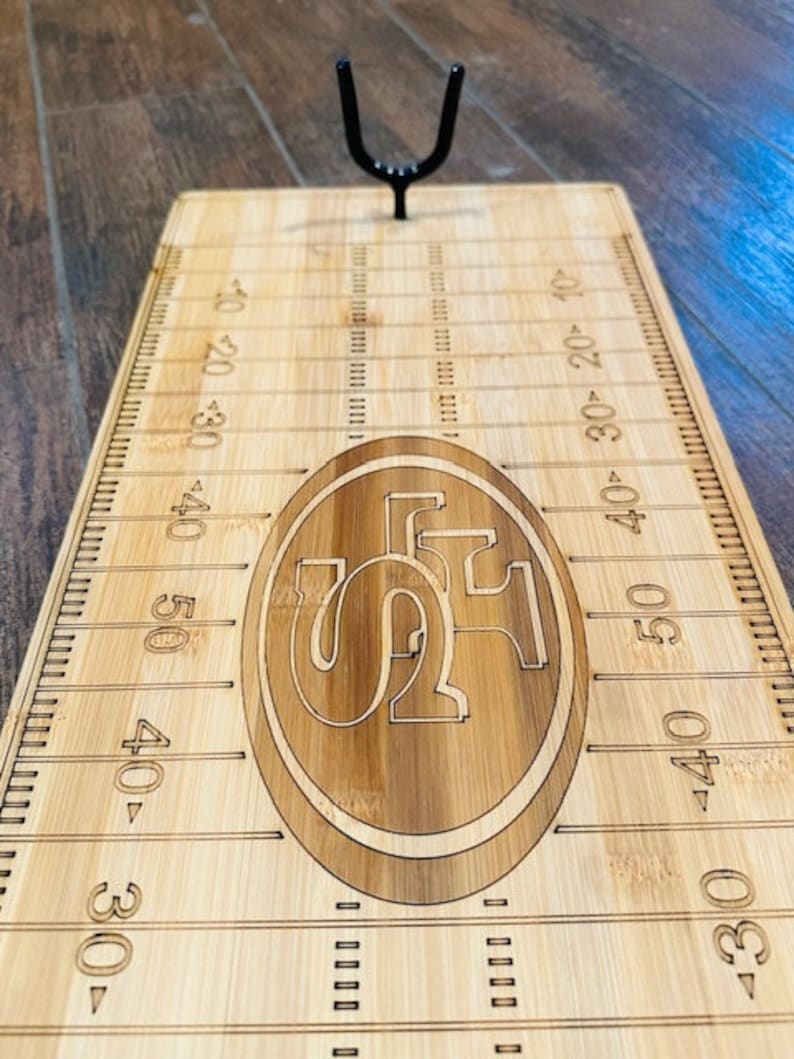 Football Field Charcuterie Board, Custom Cutting Board, Cutting Board, Football Cutting Board
