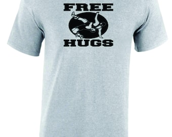 Free hugs wrestler shirt,  Wrestling Shirt, Wrestler Gift, Wrestler T-Shirt, wrestling tee, Funny wrestling shirt
