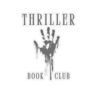 Thriller Buchclub Aufkleber