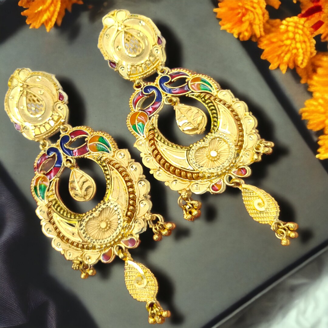 Flipkart.com - Buy BEAUTY BURST Gold Plated Chnadbali Jhumka Earrings For  Women Alloy Chandbali Earring, Jhumki Earring Online at Best Prices in India