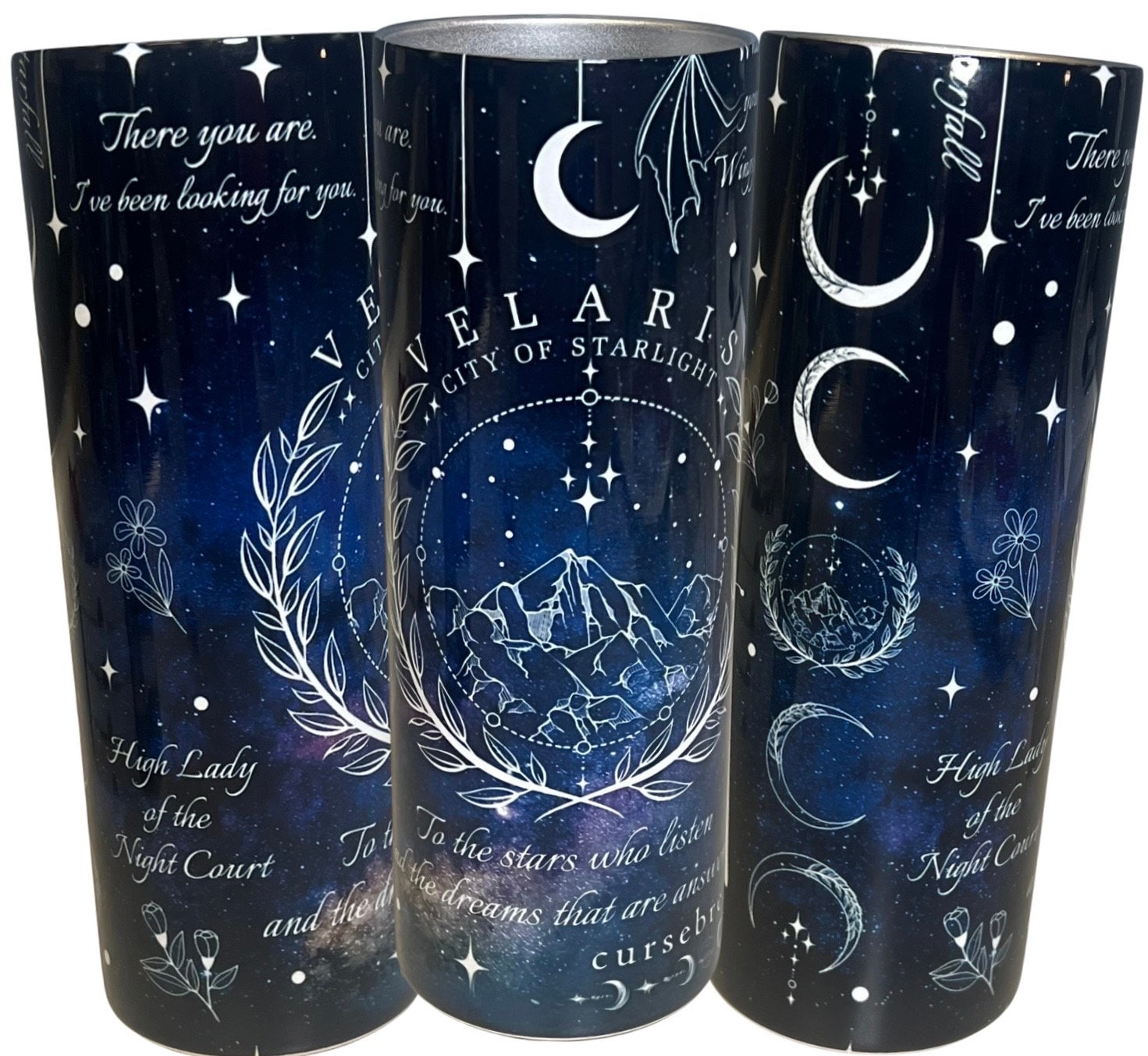 20 oz Skinny Acotar Velaris Tumbler City Of Starlight