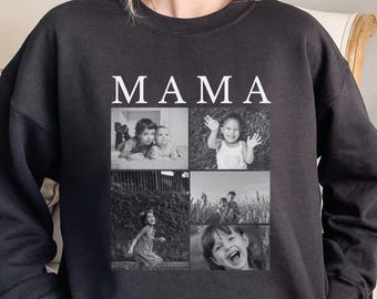 Custom Gigi Sweatshirt, Kids Photo Collage Sweater, Personalized Gigi Sweatshirt, Custom Grandma Gift Sweatshirt, Christmas Gift For Grandma
