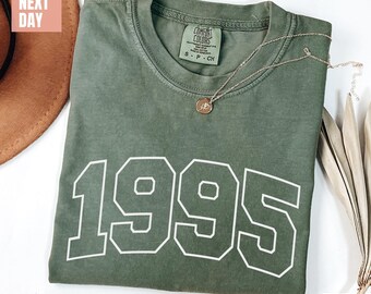 Comfort Color® Birth year shirt, Birthday T-shirts, Vintage inspired t- shirt, 1994 Shirt, 30th Birthday, 1994 Birth Year Tee, Birthday Gift