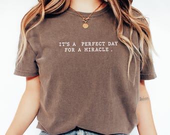 IVF Mom and Dad Gift Comfort Colors® Shirt, Transfer Day It's A Perfect Day for A Miracle Sirt for Couples, Ivf Strong Matching Tee, Ivf Tee