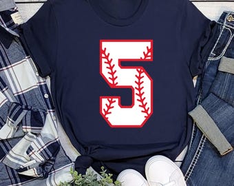 Baseball Numbers Shirt, Baseball Custom Birthday Shirt, Baseball Mom Shirt, Personalized Baseball Tees, Baseball Boy, Custom Baseball Shirts