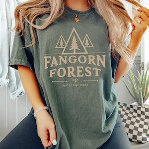 Fangorn Forest National Park Comfort Colors® Unisex T-Shirt for Him and Her, Multiple Colors, Wildlife Shirt For Travelers, Camping T-shirts