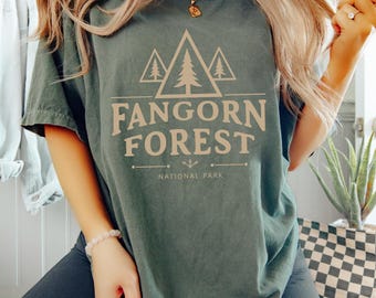 Fangorn Forest National Park Comfort Colors® Unisex T-Shirt for Him and Her, Multiple Colors, Wildlife Shirt For Travelers, Camping T-shirts