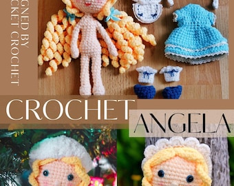 Angela Crochet Doll Pattern E-Book (Printable PDF)