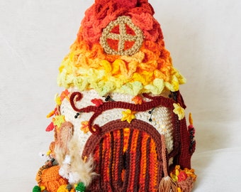 Crochet Autumn Doll House (E-book)(Printable PDF)