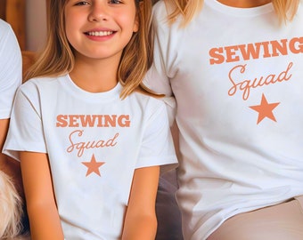 Sewing Squad T-shirt, Best Crafting Friends Gift, Great Hobby Gift,  Sewing T-shirt, Sewing Gift