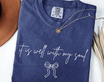 It is well with my soul Svg PNG, Funny Christian Svg, Modern Religious Coquette, Trendy Svg, Religious Svg, Jesus Svg, Cute Files