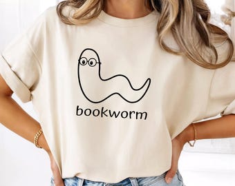 Boekenwurm SVG PNG, leuk shirt voor lezers, cadeau boekenliefhebber, leesgrage shirt, esthetische boekenwurm T-shirtontwerp, leesshirt, bibliothecaris cadeau